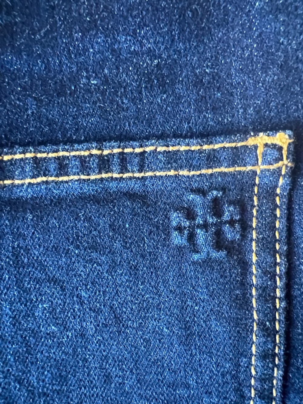 Tory Burch Dark Denim Cropped - Picture 5 of 5